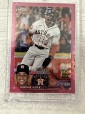 2023 Topps Chrome Logofractor Edition - Jeremy Pena #113 Pink Refractor /199