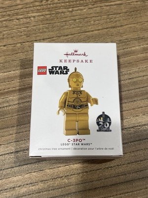 Hallmark 2019 C-3PO Lego Star Wars 20 Years Christmas Keepsake Ornament NIB