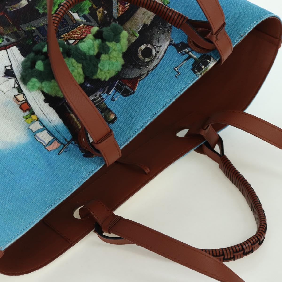 LOEWE × Studio Ghibli Howl's Moving Castle Anagram Bag Canvas Auth 166901SM image 6