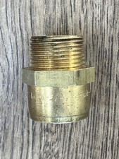 Vintage Brass Push-Fit Adapting  3/4" Female Compression to 22mm Male