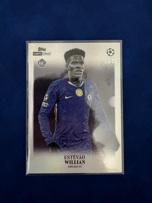 Estevao Willian Topps Simplicidad Joyas Rookie /50 Purple RC Chelsea UCC