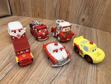 Disney Pixar Cars SET Of 6 Mini Adventures Radiator Springs Fire Dept - RARE 