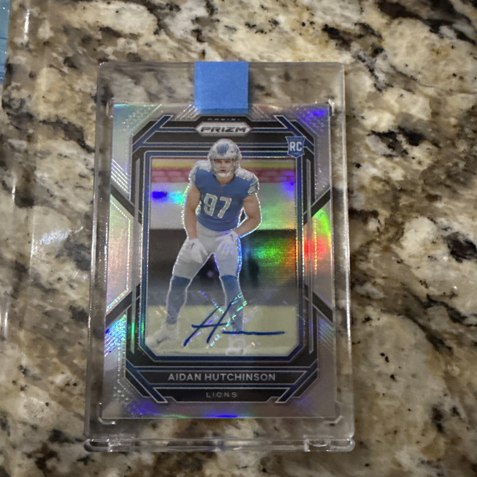 2022 Panini Prizm -Rookies Aidan Hutchinson #340 Silver Prizm Autographs AU, RC