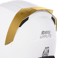 Icon Airflite Motorcycle Motorbike Helmet Rear Spoiler RST Gold - One Size