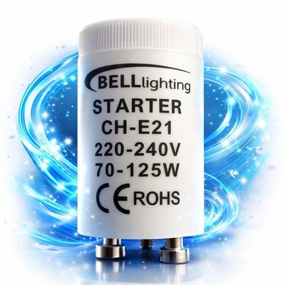 Confezione Da 2 Starter Fluorescenti FS125 – Per Tubi Da 70 A 125 Watt – 240V