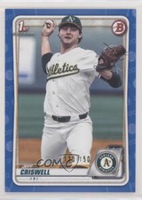 2020 Bowman Draft Blue Border 130/150 Jeff Criswell #BD-134 b9e