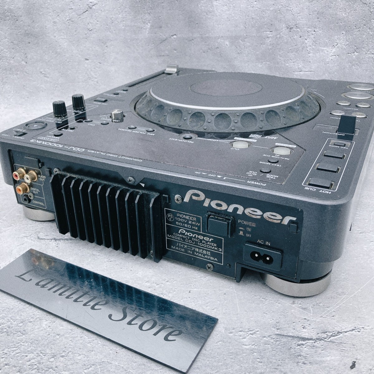 Pioneer DJ CDJ-1000 MK3 Digital CD Deck Turntable Player | Black