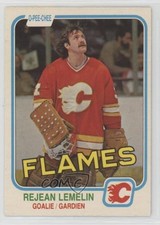 1981-82 O-Pee-Chee Reggie Lemelin #44 1b6
