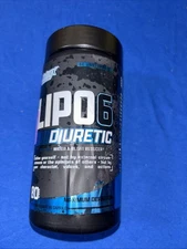 Nutrex Lipo 6 Diuretic  Natural  Water & Bloat Reducer 80 Caps - Exp 8/2027