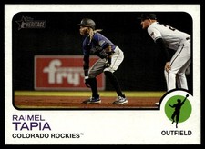 2022 Topps Heritage Raimel Tapia Colorado Rockies #29