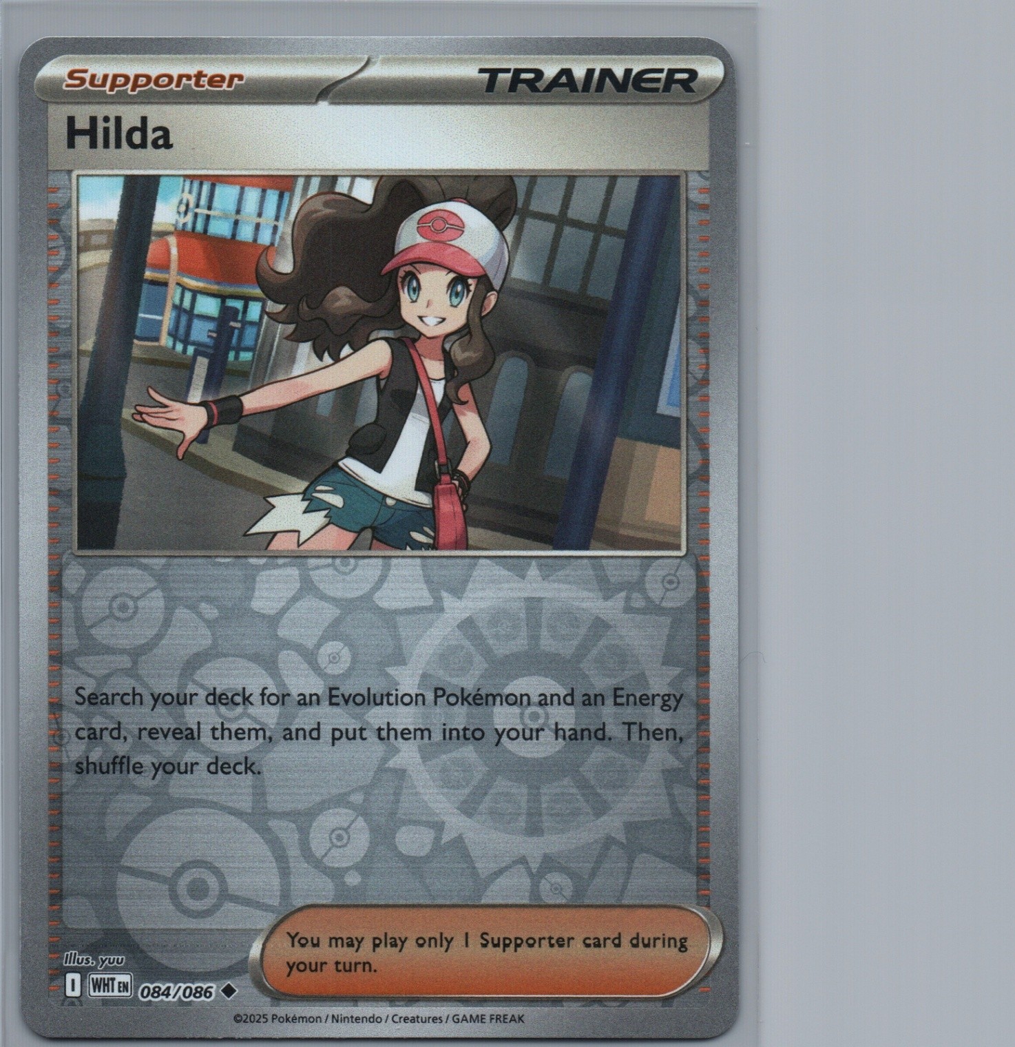 Hilda | 084/086 Uncommon Reverse Holo | SV: White Flare | Near Mint