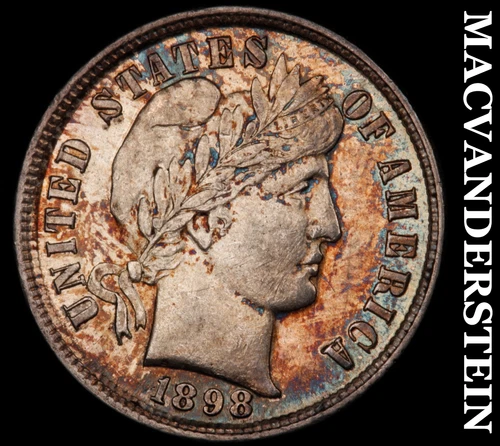 1898 Barber Dime - Choice Gem Brilliant Uncirculated  Lustrous  #i7580