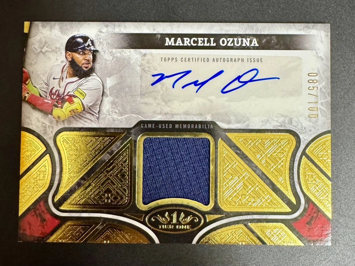 Marcell Ozuna Baseball Serial Numbered Sports Trading Cards 