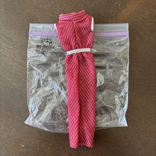Rare Vintage Barbie Collectibles Red Shimmery Maxi Dress 3680 Superstar mint