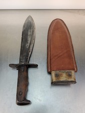Original WWI 15" Bolo Knife SA-1917 USA #51578 +Hand Made Refurbished Scabbard.