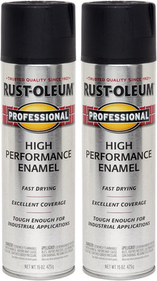 Rust-Oleum 239107 Professional High Performance Enamel Spray Paint, 15 Oz, Semi-