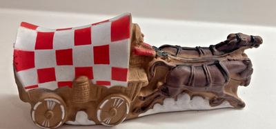 Ralston Purina Dog Food 1975 Chuck Wagon Horses Rubber Squeak Toy 