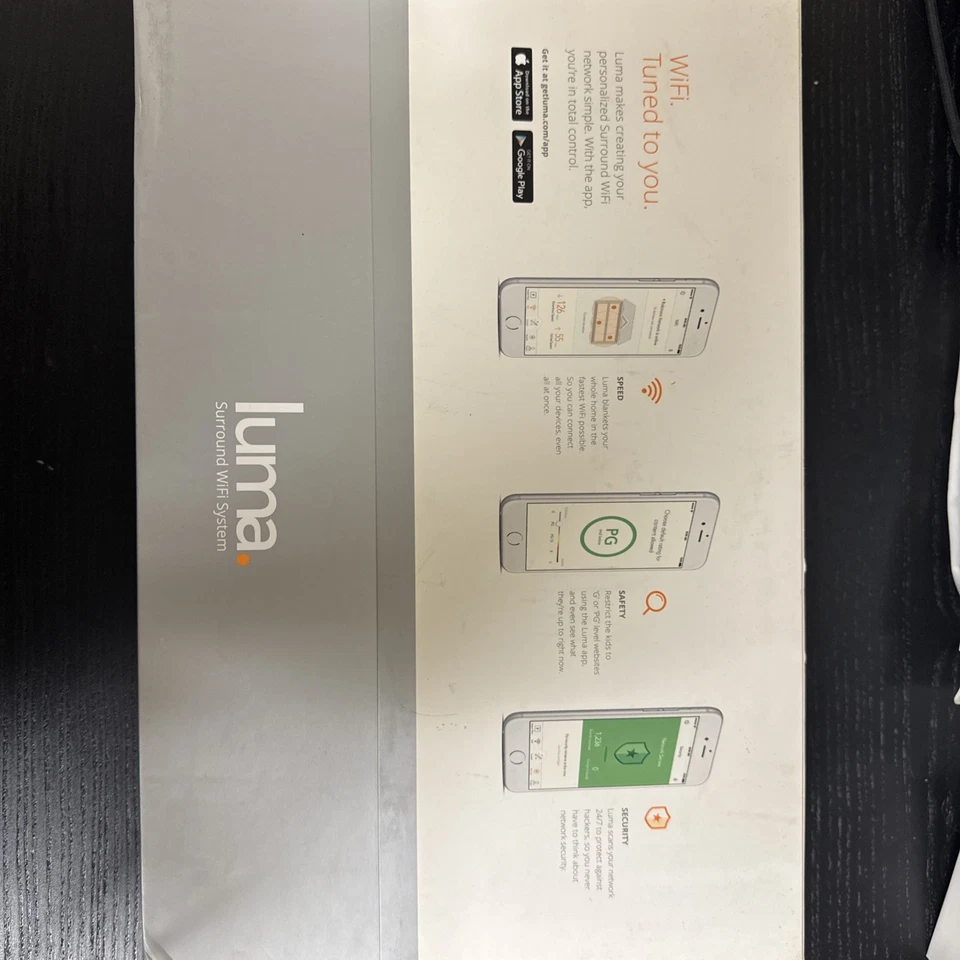 Luma surround Wi-Fi system - Luma Wireless-AC Dual-Band Wi-Fi Router (3-pack) - Image 3 of 4