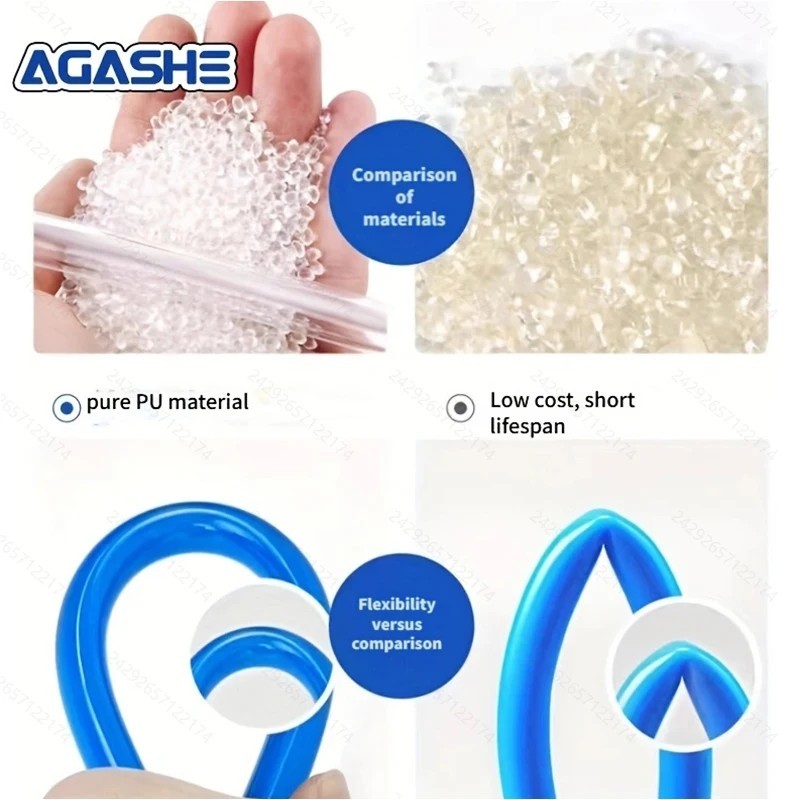 Tubo Flessibile per Compressore D'aria Agaseh - Tubo Flessibile in Pu - Miniatura 4