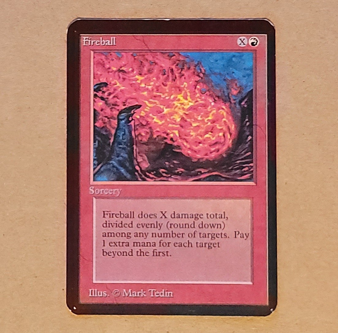 MTG - Magic the Gathering - Alpha Fireball - LP