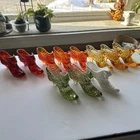 Vintage Fenton Glass Hobnail Cathead Slipper Boot Lot of 11  Mixed colors