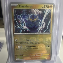 Thundurus (Master Ball Pattern) 033/086 Black Bolt Holo Rare
