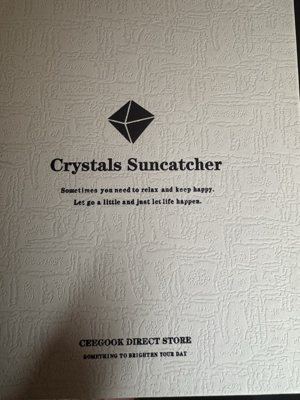 suncatcher crystal home decor