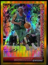 2005-06 Bowman Chrome Draft Picks GOLD Refractor Marquis Daniels 33/50 NM #58