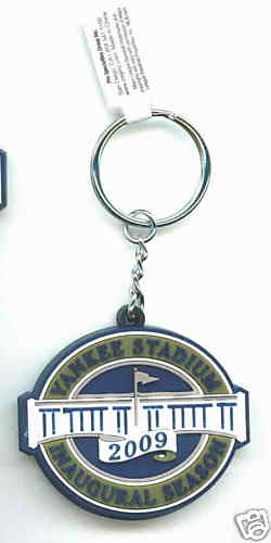 2009 N.Y. Yankee Stadium Inaugural Season PVC key ring New York Yankees
