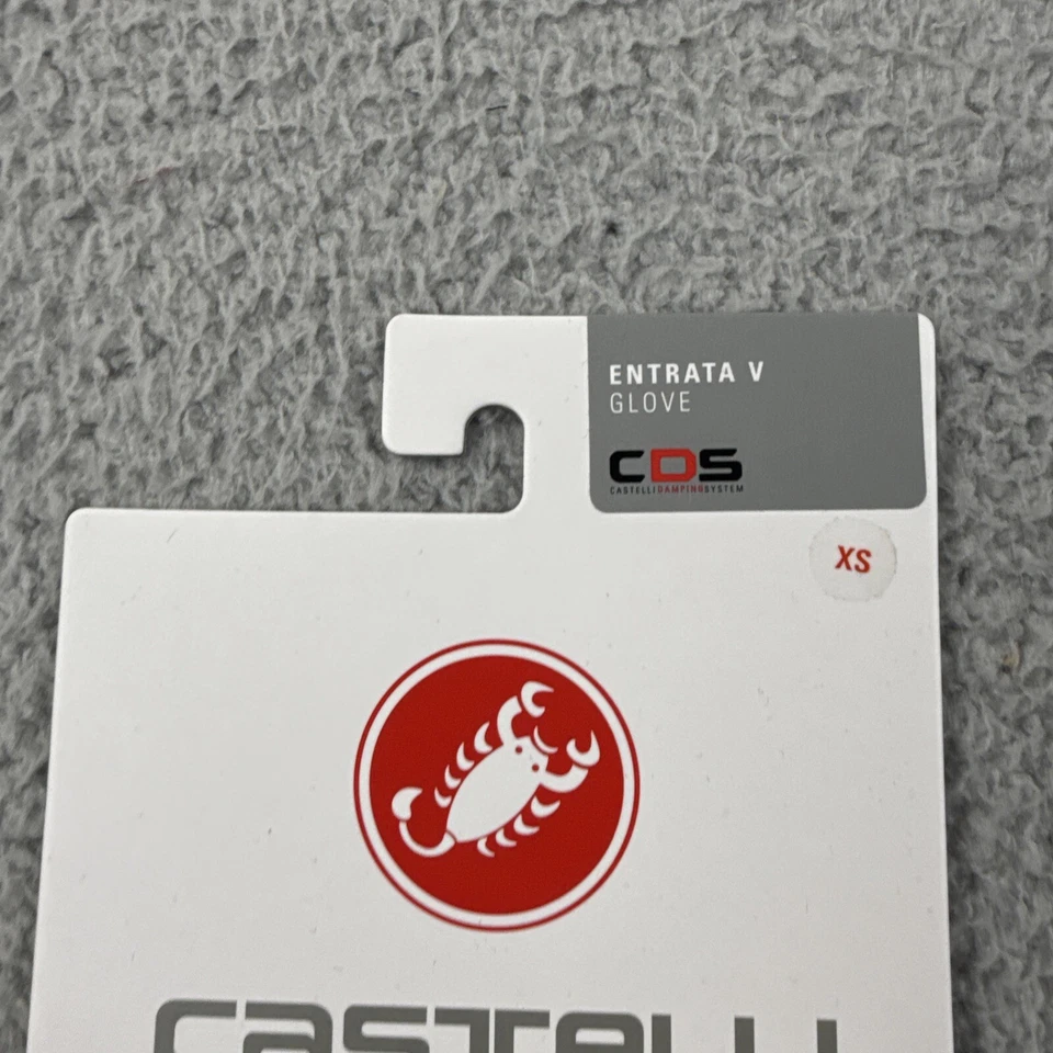 Castelli Entrata V Cycling Gloves Men’s XS Extra Small Blue Fingerless Strap - Image 2 of 4