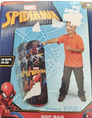 Toys Spiderman Inflatable Bop Bag Gloves Set Kids