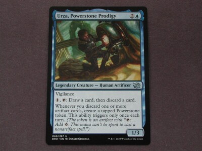2022 MTG U Legendary Creature ''Urza, Powerstone Prodigy'' NM+ Magic Card #069 BRO