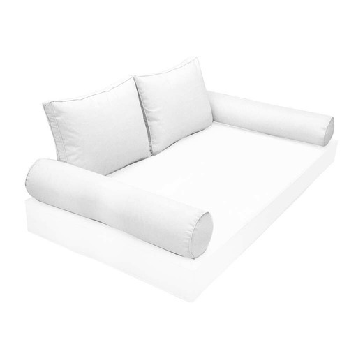 |NUR SCHUTZBEZUG| S1 Outdoor Nackenrolle Rückenlehne Kissenbezüge gleiche Paspel Kinderbett AD106 - Bild 1 von 11