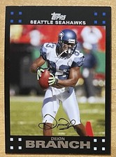Deion Branch 2007 Topps Football #182 Seattle Seahawks NM-MT