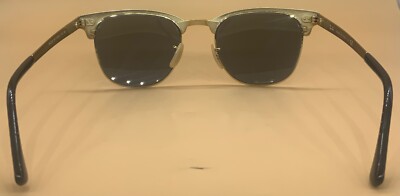 Ray-Ban Clubmaster Metal RB3716 187 51 21 145 3N Black On Gold 
