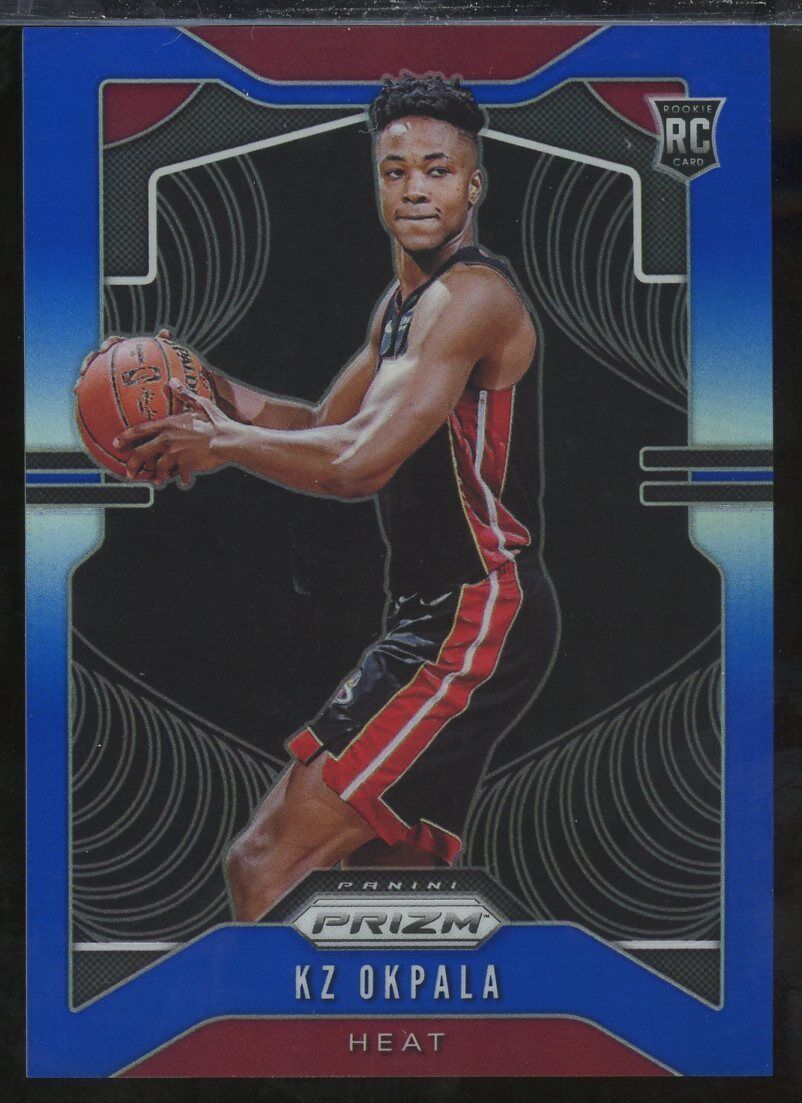 2019-20 Panini Blue Prizm #275 KZ Okpala Miami Heat RC Rookie # 118 /199