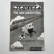 Pac-Man 2 SNES CIB Complete w/ Manual & Protector Super Nintendo VTG Game