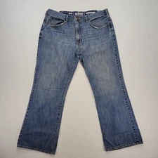 Urban Pipeline Jeans Mens 35x29* Blue Relaxed Bootcut Medium Wash Denim