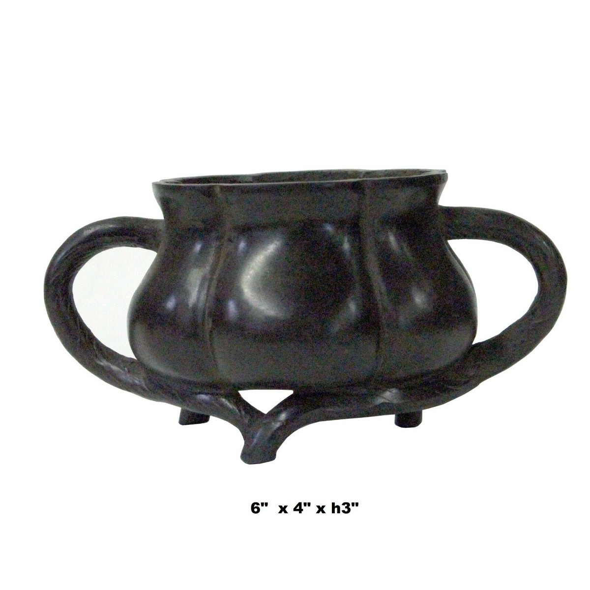 Chinese Oriental Fine Bronze Metal Incense Burner Accent ws1222S Chinese Oriental Fine Bronze Metal Incense Burner Accent ws1222S