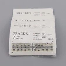 Dental Orthodontic Brackets Metal Bracket Braces Standard Roth .022 Hooks 3-4-5