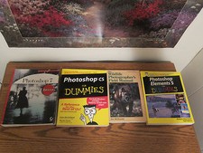 Lot of 4 photography tutorial books assortment