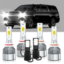 For Chevy Suburban 1500 2000-2000 Hi/Lo Beam Fog LightLED Headlight Bulbs Combo