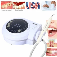 Dental Ultrasonic Piezo Scaler +Handpiece + 5*Tips Fits DTE SATELEC Cavitron P3+