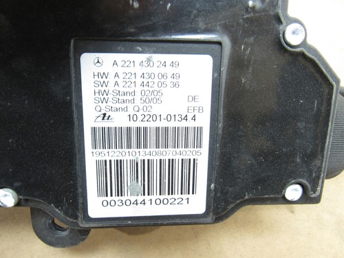 Mercedes S65 W221 AMG 2009 Emergency Electric Parking E Brake Actuator 07-13 ; - Picture 7 of 9
