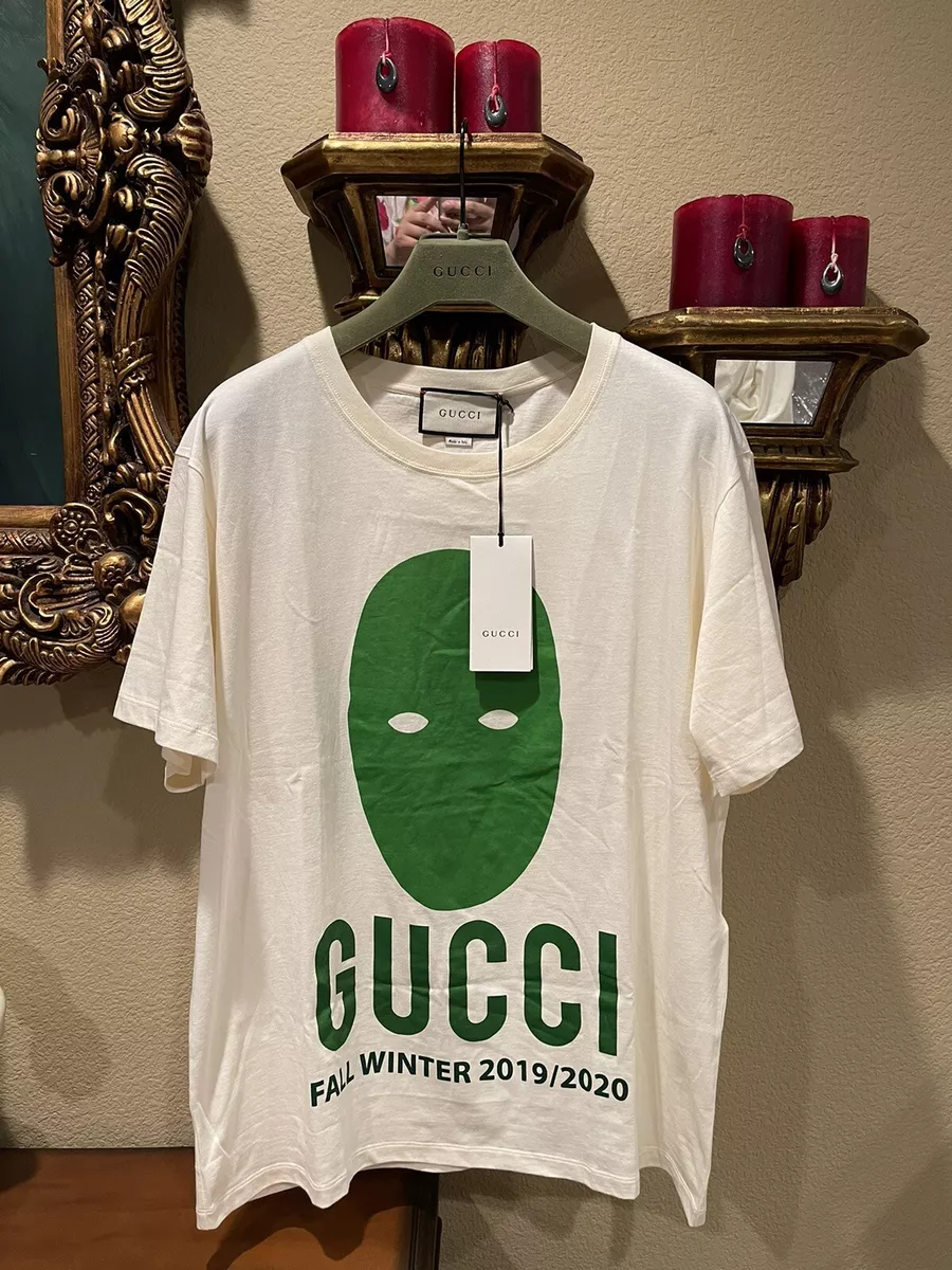 100% Authentic GUCCI The Mask Jersey T- Shirt Size: XL