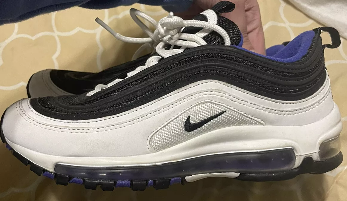 Air max 97 white black best sale purple