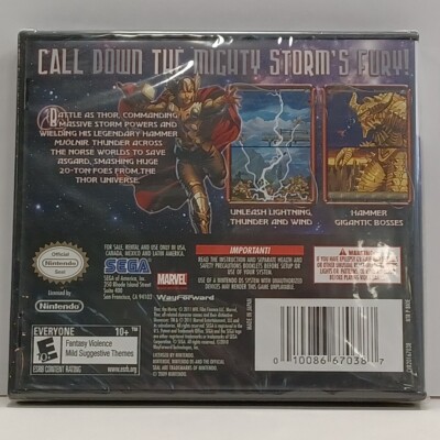 Thor：God of Thunder【新品未開封・DS北米版】 Amazon.com: Thor: God of Thunder - Nintendo DS : Video Games