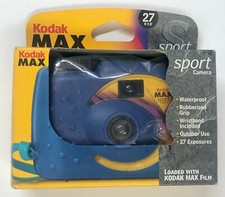 SUC 014 35MM Single Use Camera Kodak Max Sport Waterproof NOS