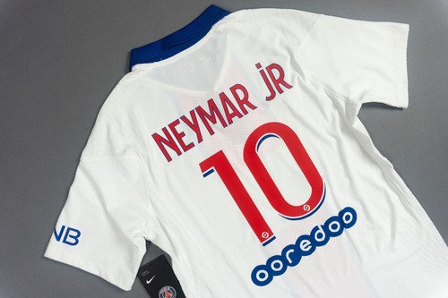 Neymar JR 2020-21 PSG Vapor Shirt Jersey Nike Original L CD4188-101 BNWT New - Picture 4 of 20