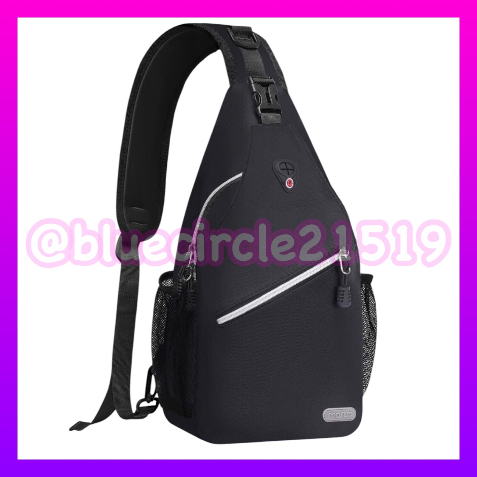 MOSISO Sling Backpack Multipurpose Crossbody Shoulder Bag Travel Hiking